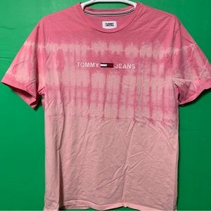 Men's Tommy Hilfiger Pink Tie Dye T-Shirt